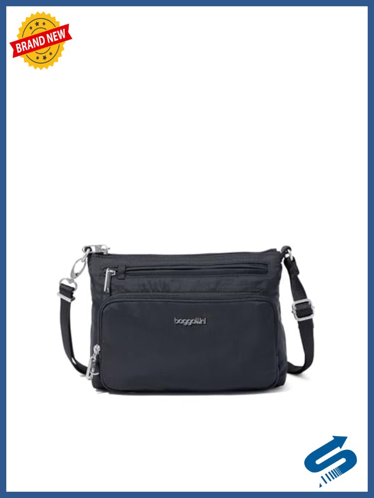 Anti-Theft Travel Crossbody With Rfid Locking Zippers Slash-Resistant